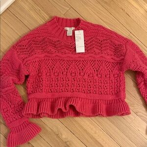 Design History Red Knit Sweater